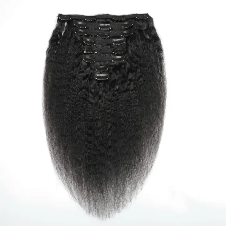 Kinky Straight Clip-in Extensions
