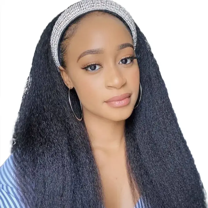 Kinky Straight Headband Wig