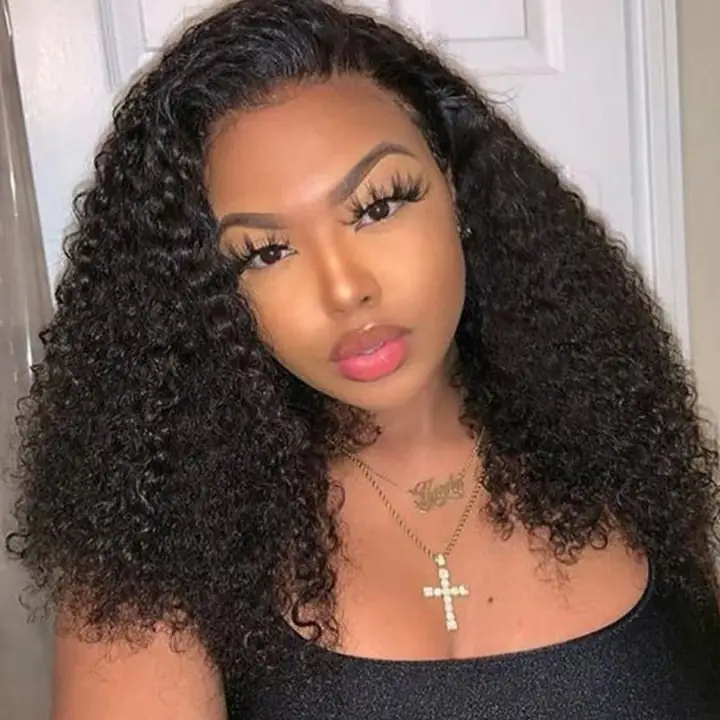 Perruque bob lace T-part Kinky Curly