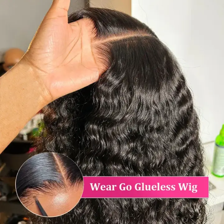 Water Wave Glueless HD Lace Wig